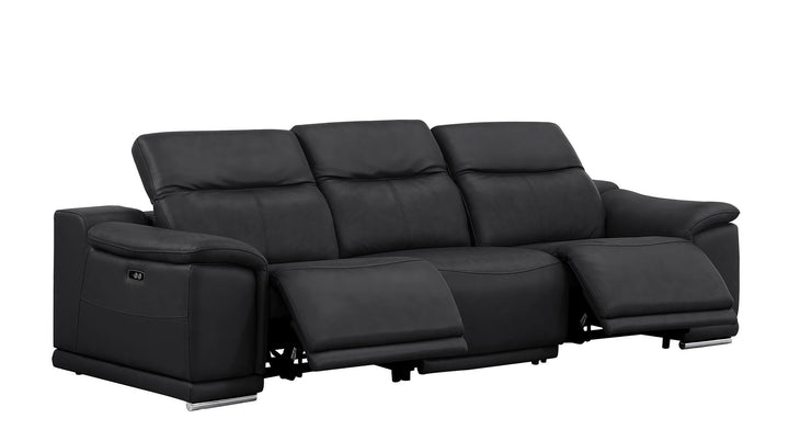 2679 - Genuine Leather Reclining Set (Sofa And Loveseat With 4 Power Recliners)