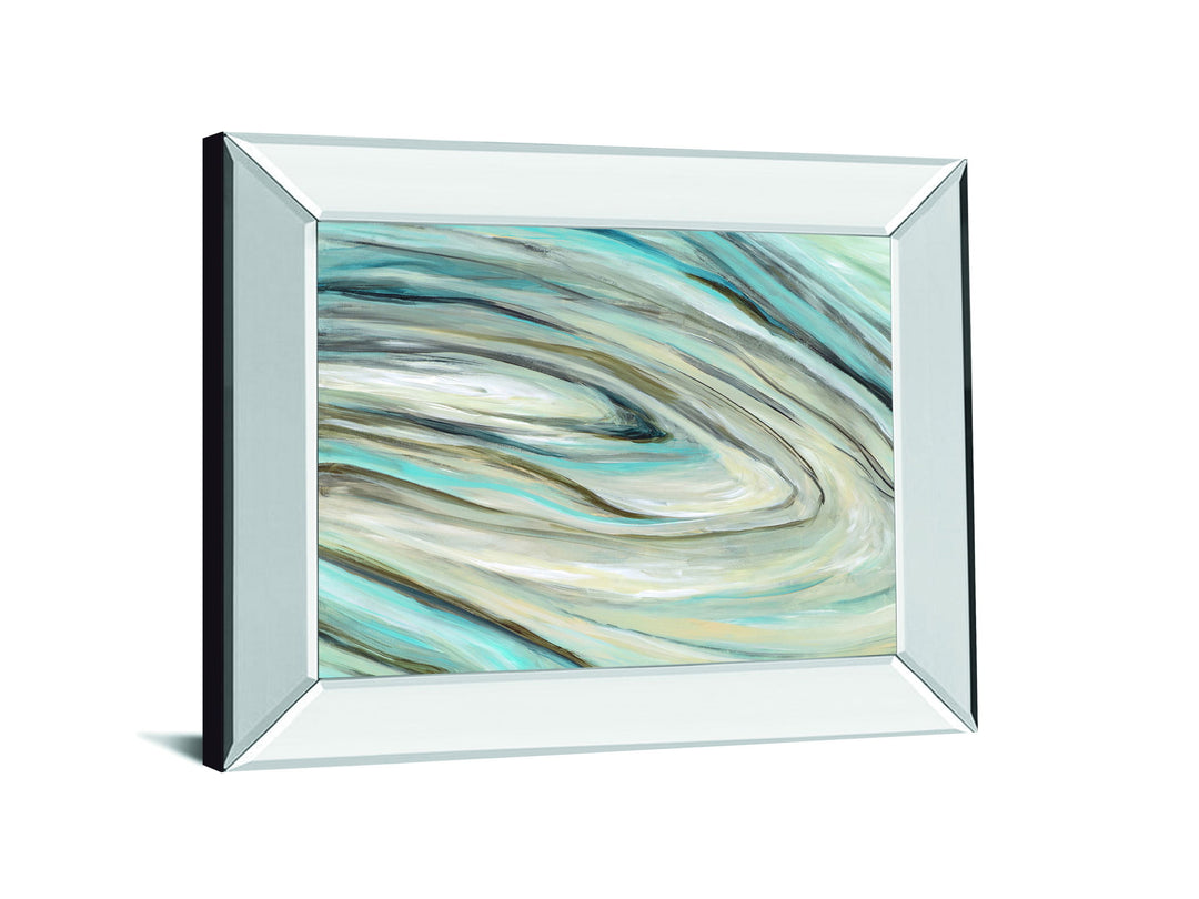 Amethyst By Wani Pasion - Mirror Framed Print Wall Art - Beige