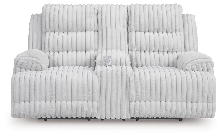 Rhines Falls - 2 Pc. - Power Reclining Sofa And Loveseat - Alloy
