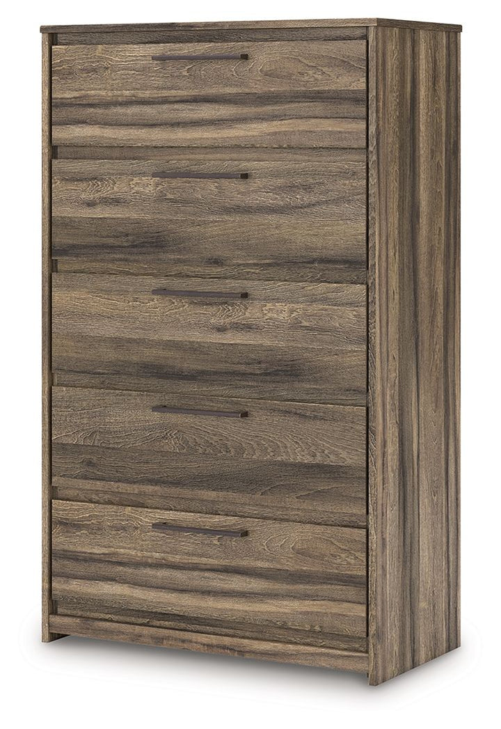 Elbrim - Brown - Five Drawer Chest