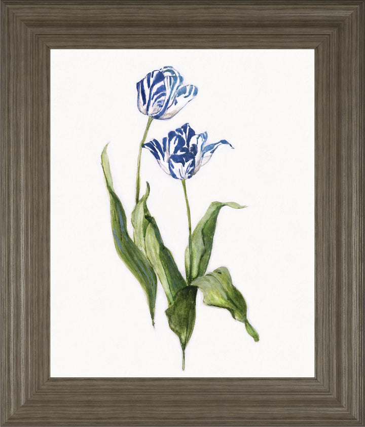 22x26 Lively Botanical II By Sally Swatland - White
