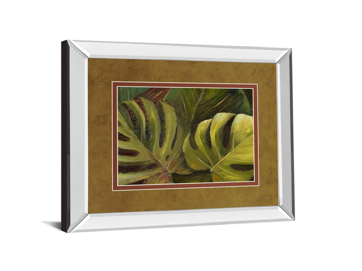 Green For Ever I By Patricia Pinto - Mirror Framed Print Wall Art - Green