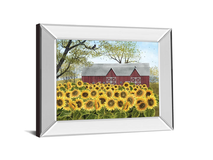 Sunshine By Billy Jacobs - Mirror Framed Print Wall Art - Yellow