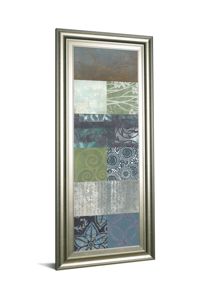 Zen Panel Il By Vision Studio - Framed Print Wall Art - Dark Gray