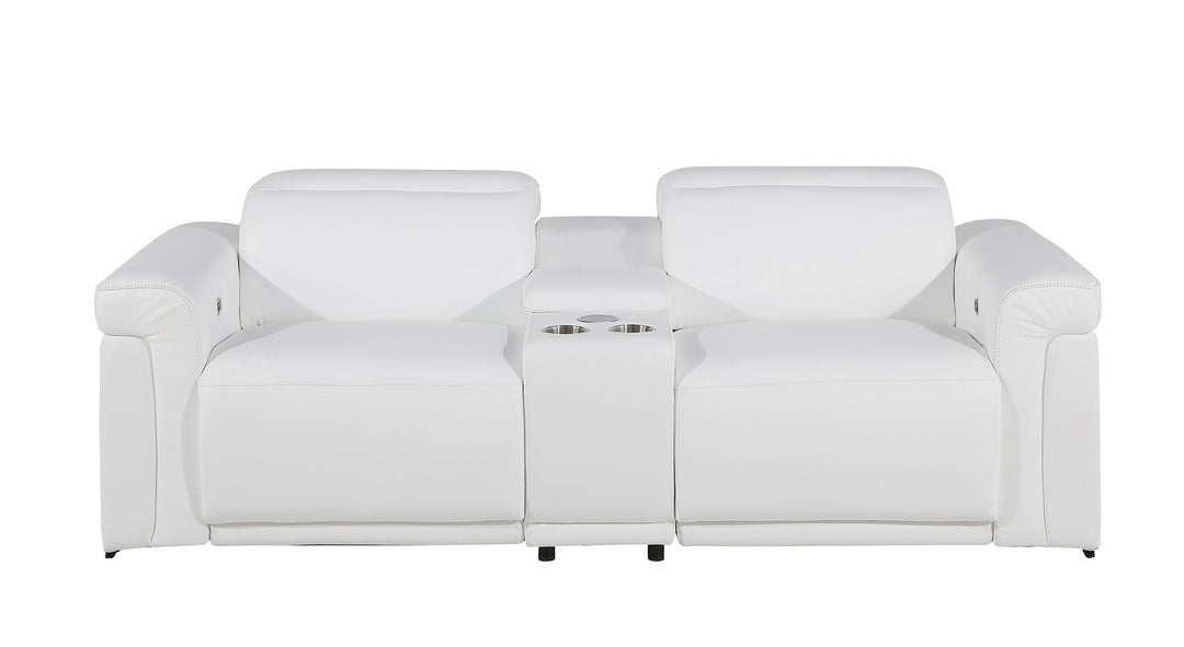1126 - 3-Piece Modular Power Reclining Loveseat In With 2 Power Recliners &amp; Power Headrests