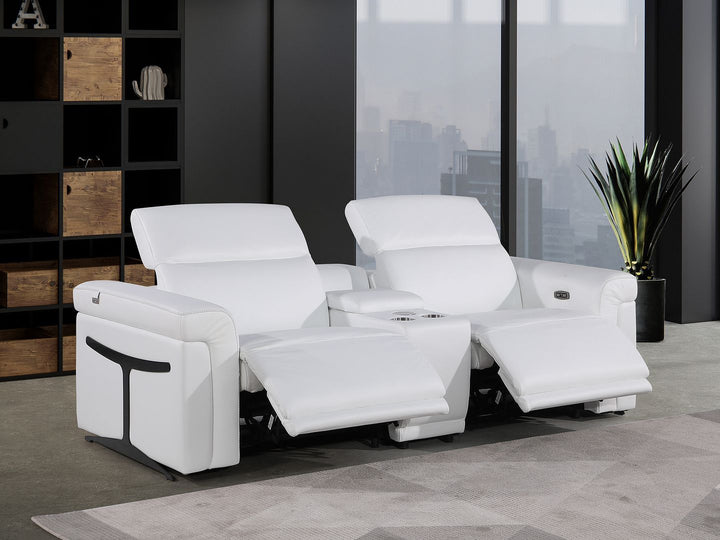 1126 - 3-Piece Modular Power Reclining Loveseat In With 2 Power Recliners &amp; Power Headrests