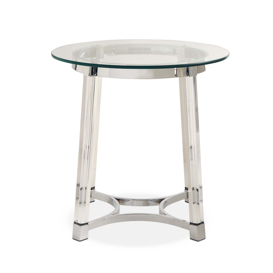 Lucinda - 24.5" End Table - Chrome