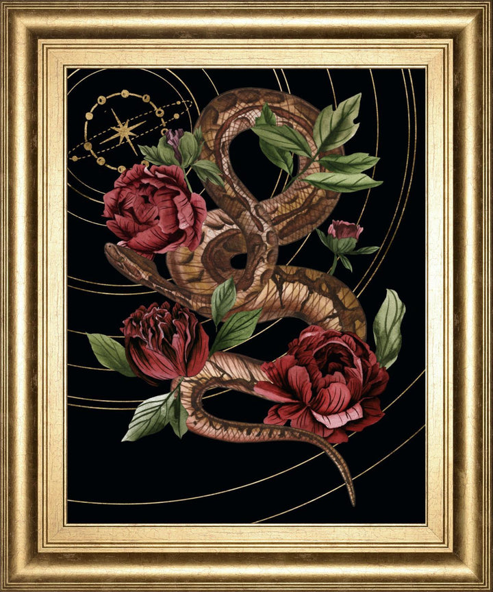 22x26 Burn and Shine II By Melissa Wang - Black