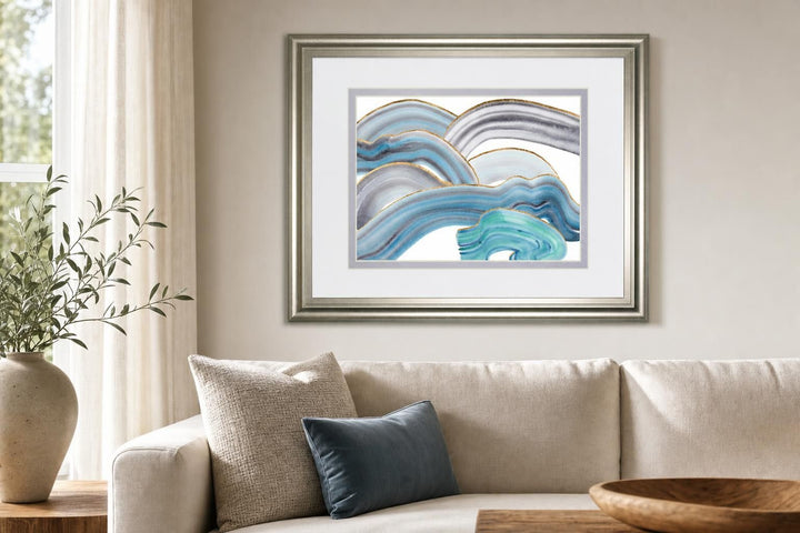 Cloudy Day I By Melissa Wang - Light Blue