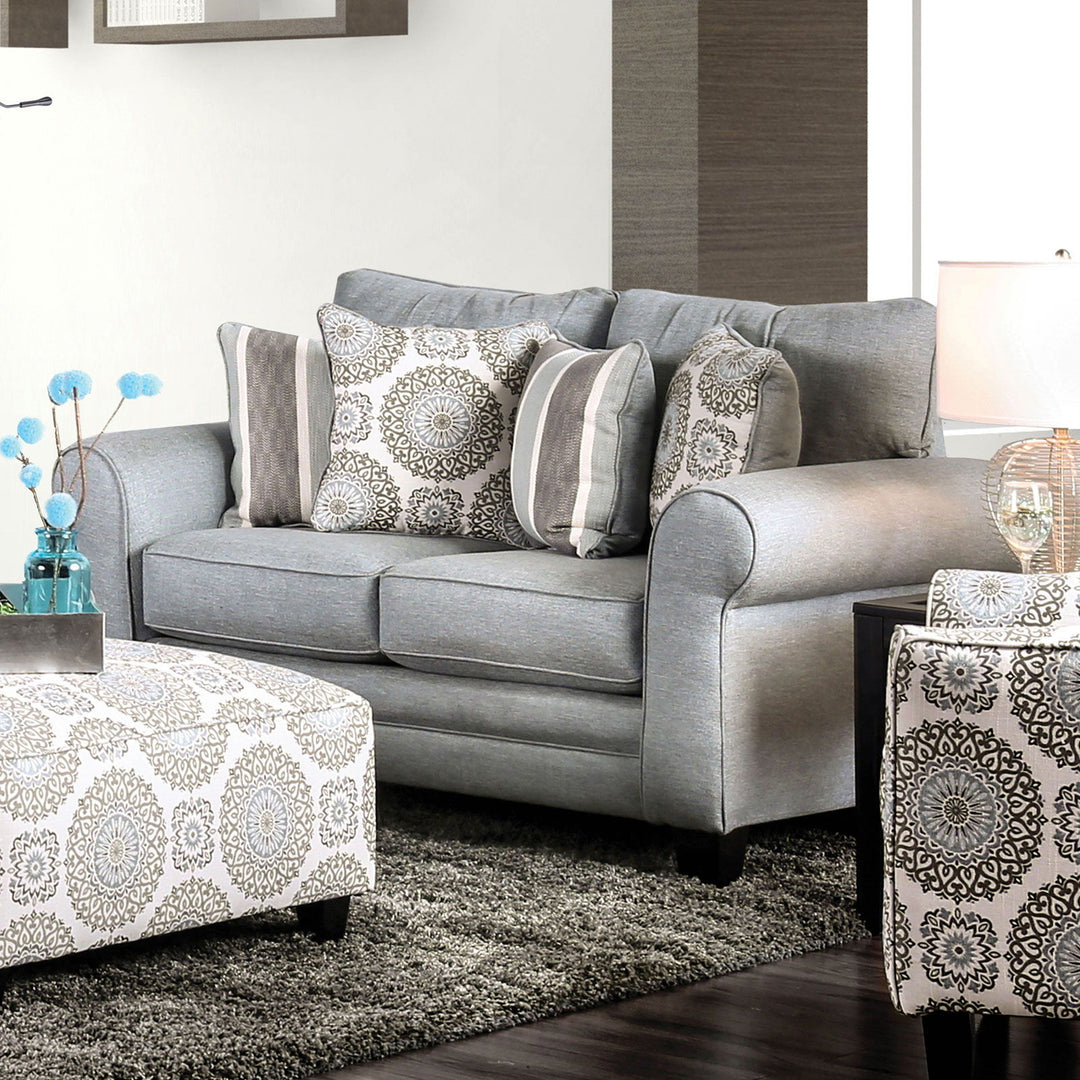 Misty - Loveseat - Blue Gray