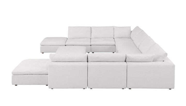 1100 - Top-Grain Italian Leather 11-Piece Sectional With Chaise