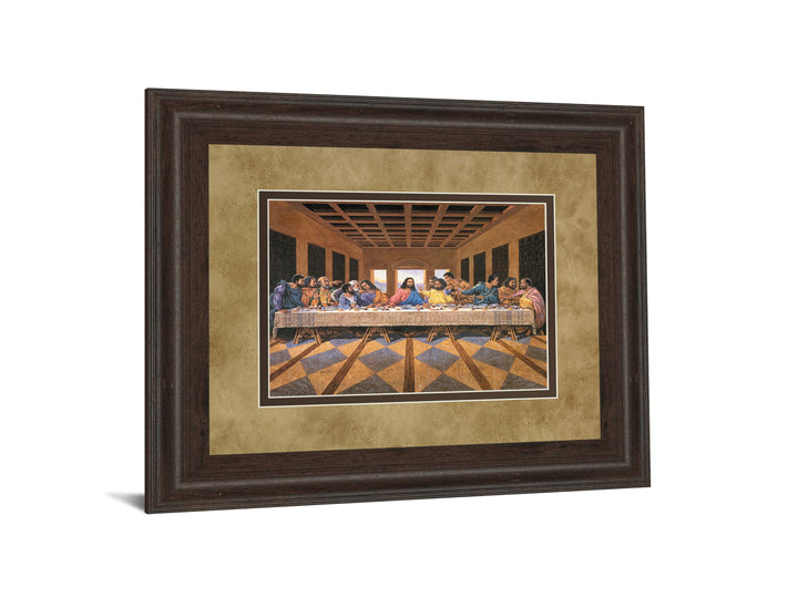 Last Supper (African American) - Framed Print Wall Art - Light Brown