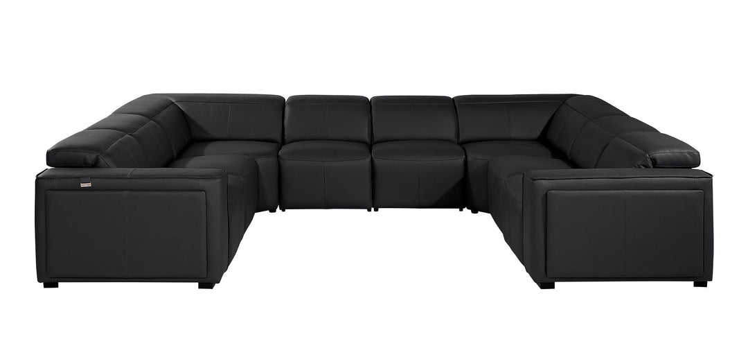 1224 - 8-Piece U-Shaped Sectional Sofa In With 4 Power Recliners &amp; Power Headrests