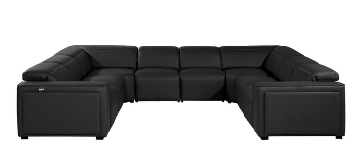1224 - 8-Piece U-Shaped Sectional Sofa In With 4 Power Recliners &amp; Power Headrests