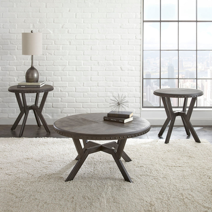 Alamo - 3 Piece Table Set - Gray