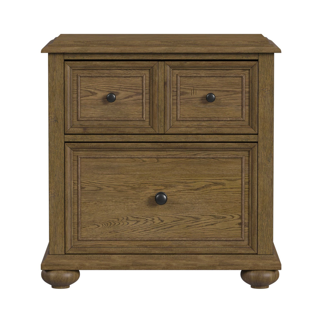 Heritage &amp; Home - Nightstand With USBC - Oak Brown