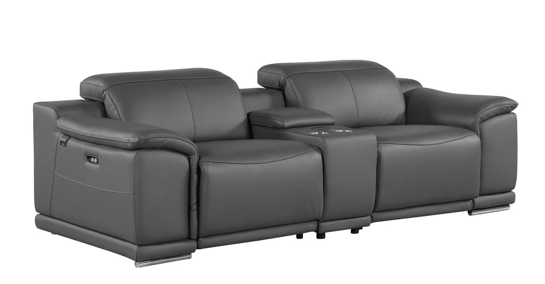 9762 - 7-Piece Modular Power Reclining Sofa, Loveseat And Chair Set With 5 Power Recliners In