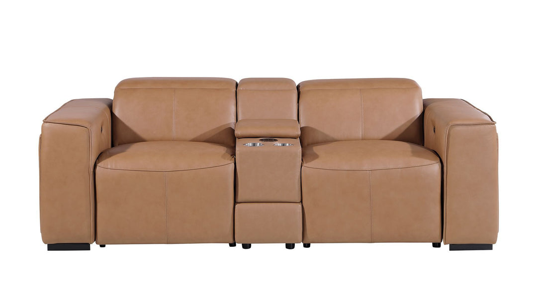 1224 - 3-Piece Modular Power Reclining Loveseat In With 2 Power Recliners &amp; Power Headrests