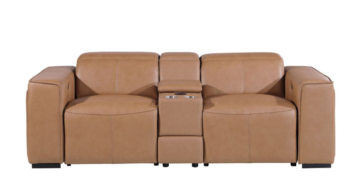 1224 - 3-Piece Modular Power Reclining Loveseat In With 2 Power Recliners &amp; Power Headrests