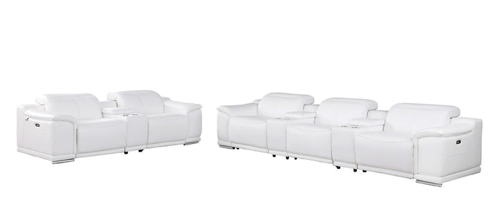 9762 - 8-Piece Modular Power Reclining Sofa And Console Loveseat Set With