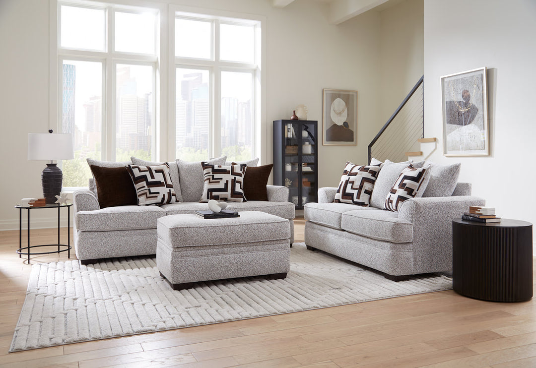 100 Cognac Sofa &amp; Loveseat Set