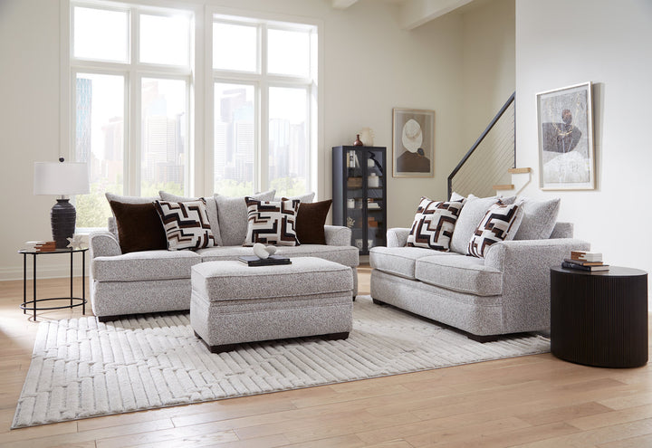 100 Cognac Sofa &amp; Loveseat Set