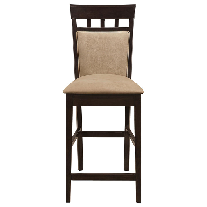 Gabriel 5-piece Square Counter Height Dining Set Cappuccino