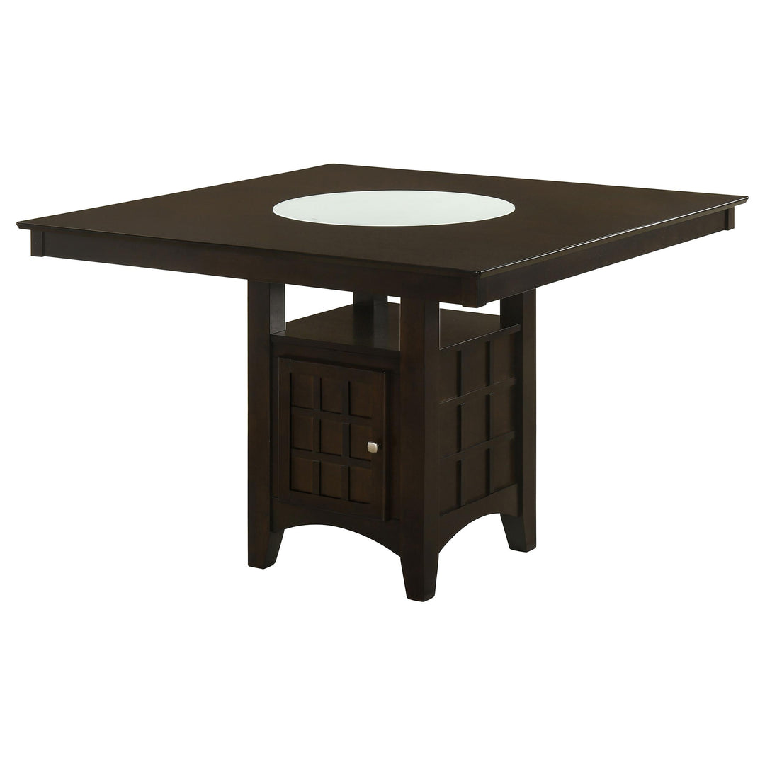 Gabriel 5-piece Square Counter Height Dining Set Cappuccino