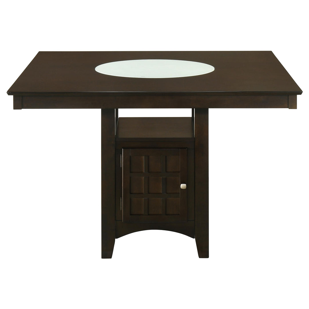 Gabriel 5-piece Square Counter Height Dining Set Cappuccino