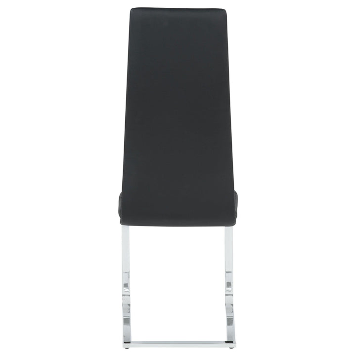 Montclair Upholstered Dining Side Chair Black (Set of 4)