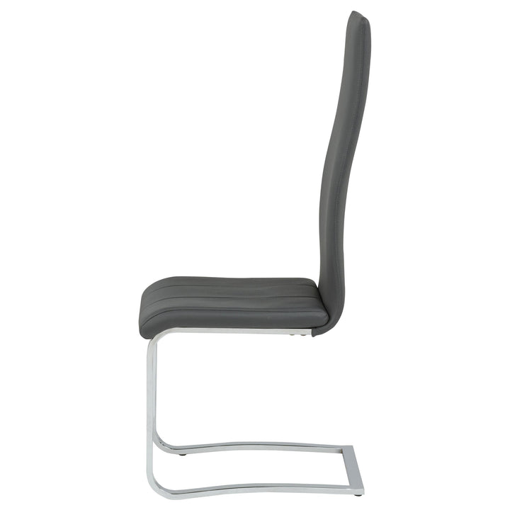 Montclair Upholstered Dining Side Chair Grey (Set of 4)