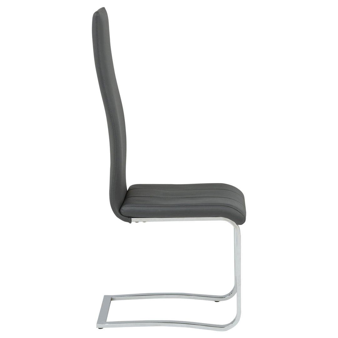 Montclair Upholstered Dining Side Chair Grey (Set of 4)