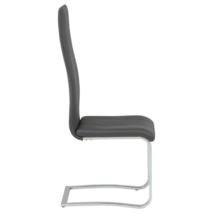 Montclair Upholstered Dining Side Chair Grey (Set of 4)