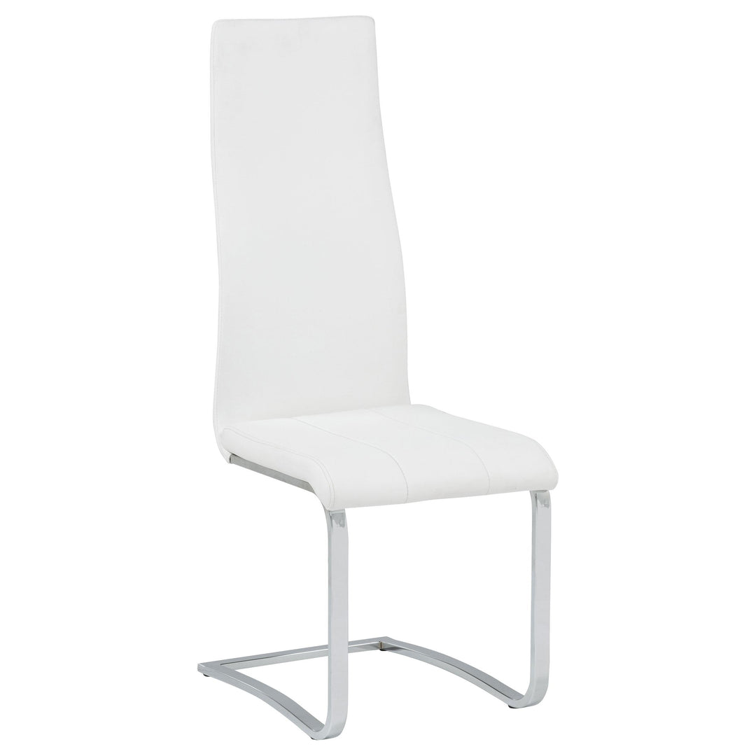 Montclair Upholstered Dining Side Chair White (Set of 4)