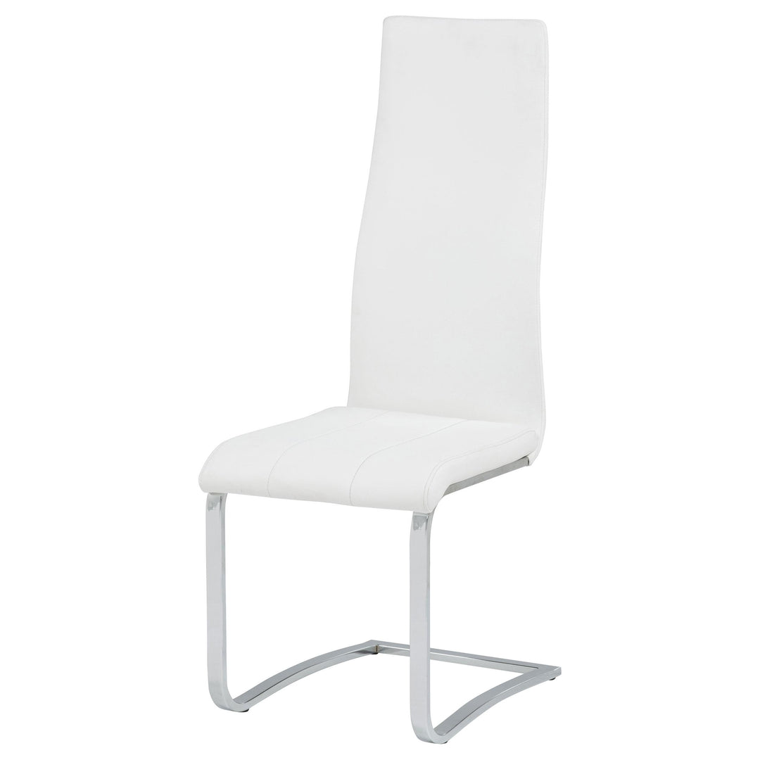 Montclair Upholstered Dining Side Chair White (Set of 4)
