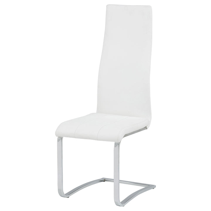 Montclair Upholstered Dining Side Chair White (Set of 4)