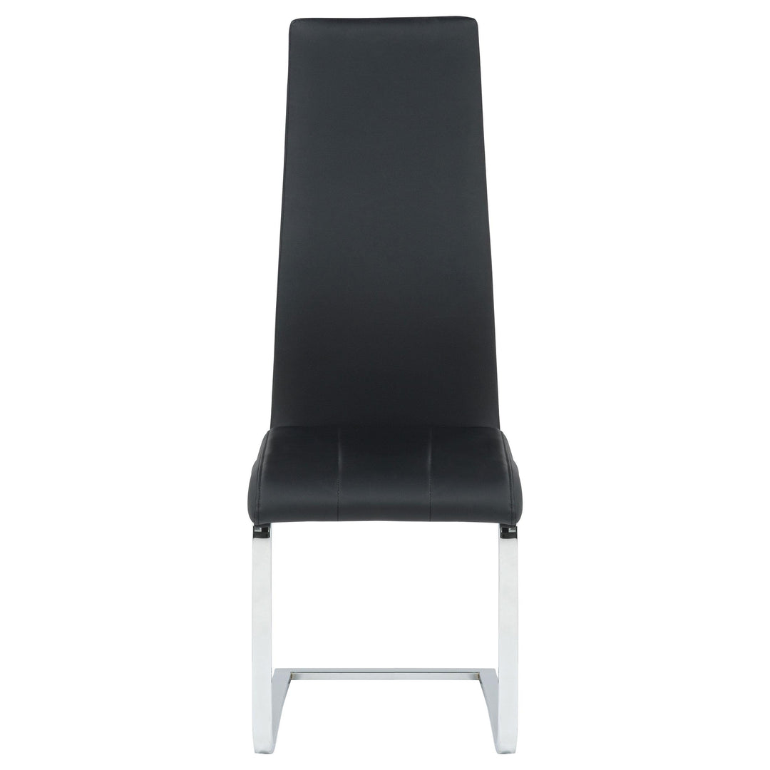 Montclair Upholstered Dining Side Chair Black (Set of 4)