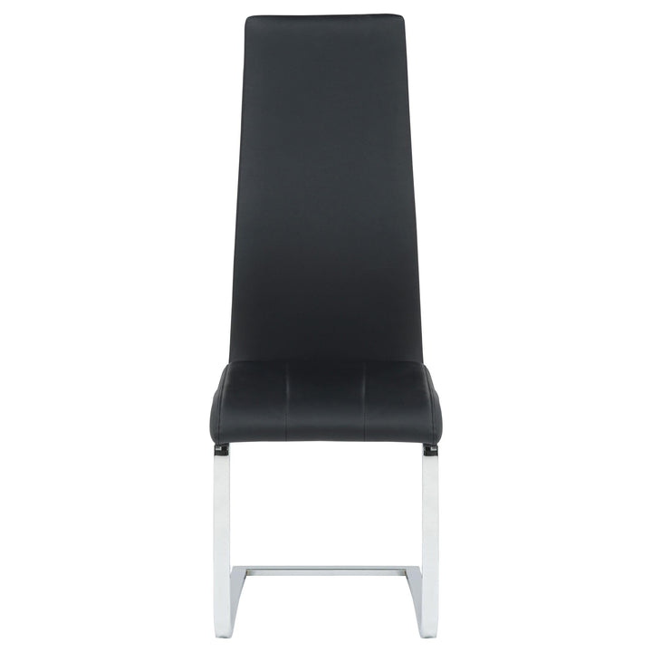 Montclair Upholstered Dining Side Chair Black (Set of 4)