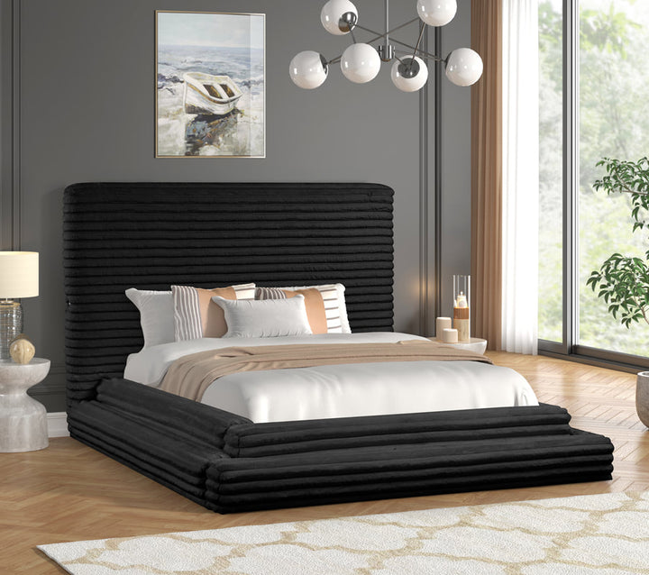 Mariah Black Platform Bed