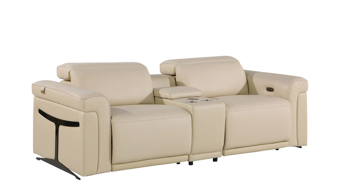 1126 - 3-Piece Modular Power Reclining Loveseat In With 2 Power Recliners &amp; Power Headrests