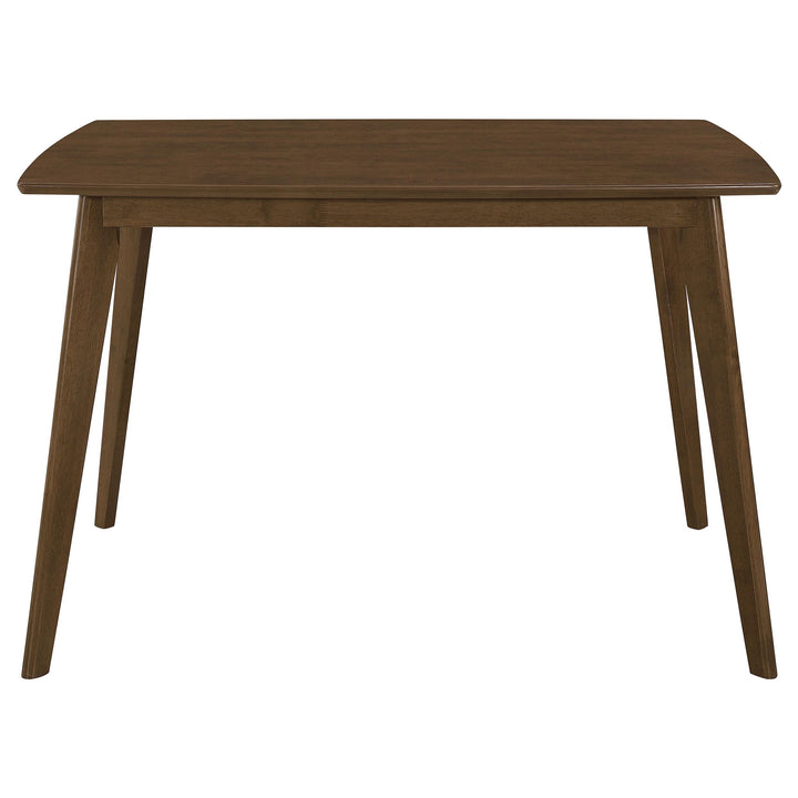 Kersey 5-piece Rectangular Dining Table Set Chestnut