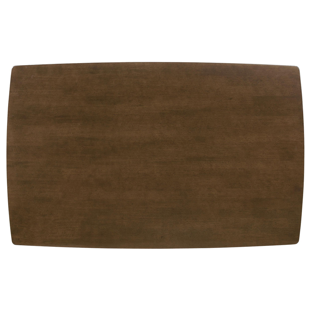 Kersey 5-piece Rectangular Dining Table Set Chestnut
