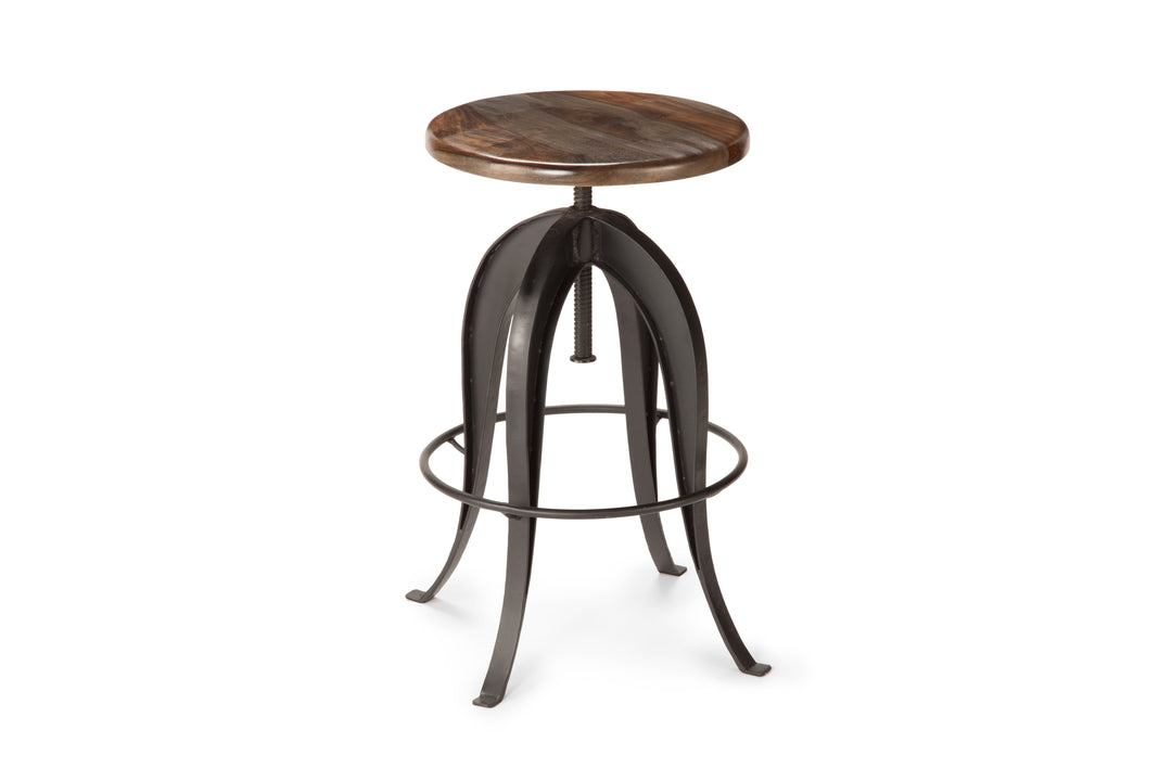 Sparrow - Round Setup Stool - Dark Brown