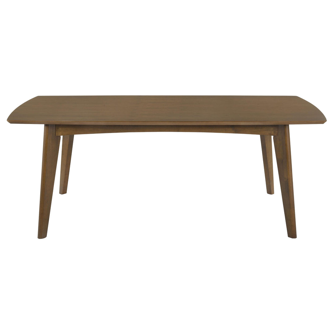 Malone Rectangular 78-inch Wood Dining Table Dark Walnut