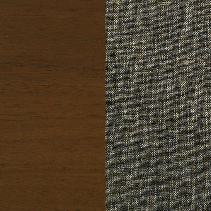 Malone Padded Wood Dining Arm Chair Dark Walnut (Set of 2)
