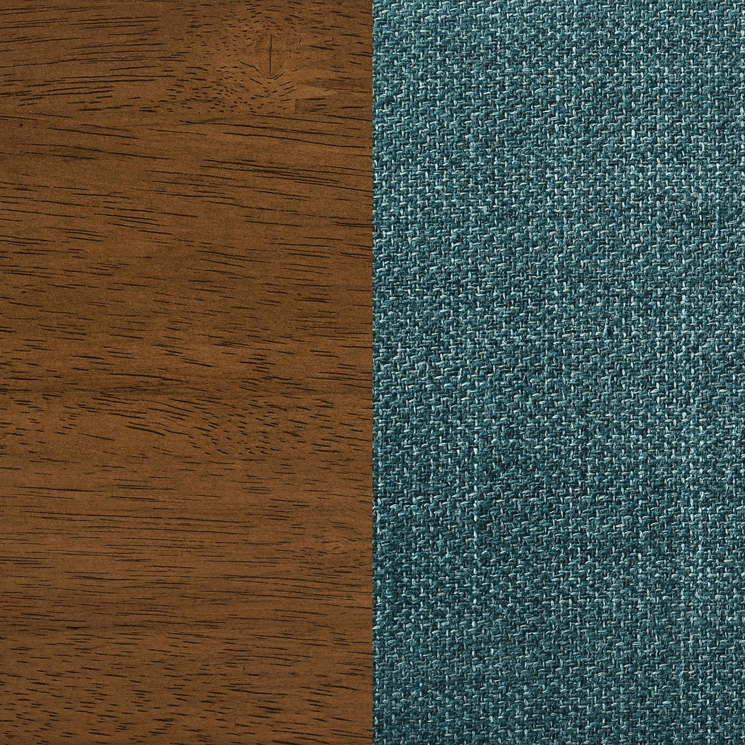 Paxton Upholstered Dining Side Chair Teal Blue (Set of 2)