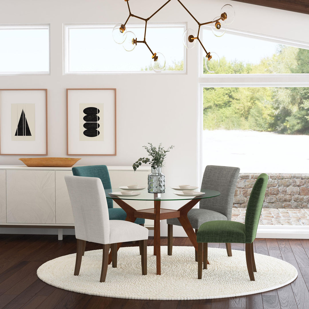 Paxton Upholstered Dining Side Chair Beige (Set of 2)