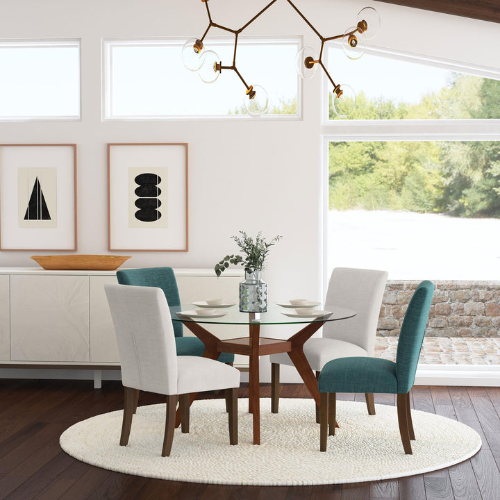 Paxton Upholstered Dining Side Chair Beige (Set of 2)