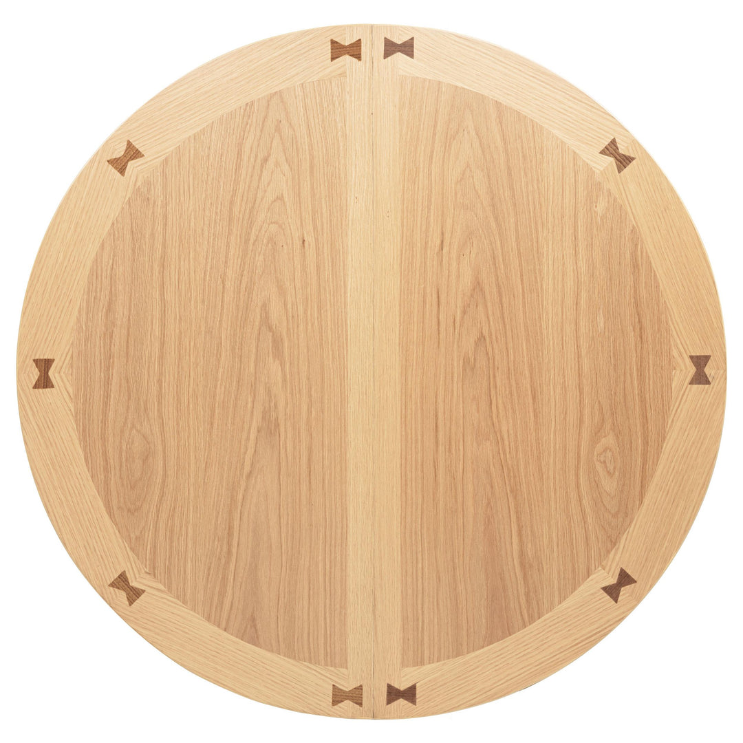 Lavon Oval 60-inch Counter Height Extension Dining Table Light Oak