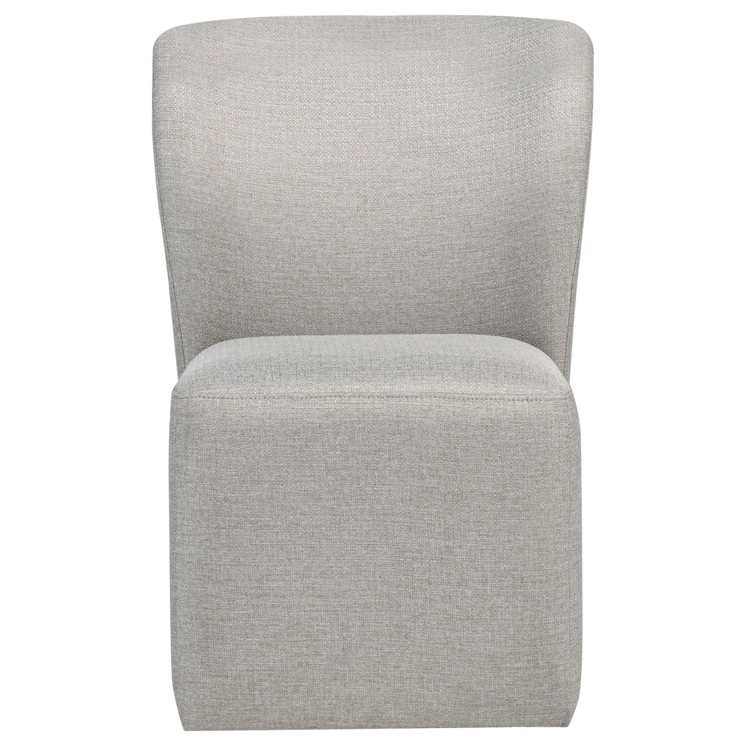 Jaelynn Upholstered Parsons Dining Side Chair Beige (Set of 2)